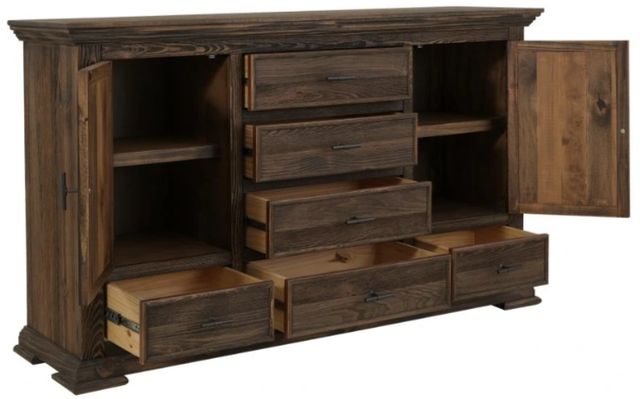 International Furniture Direct Desire Deep Brown Dresser-3