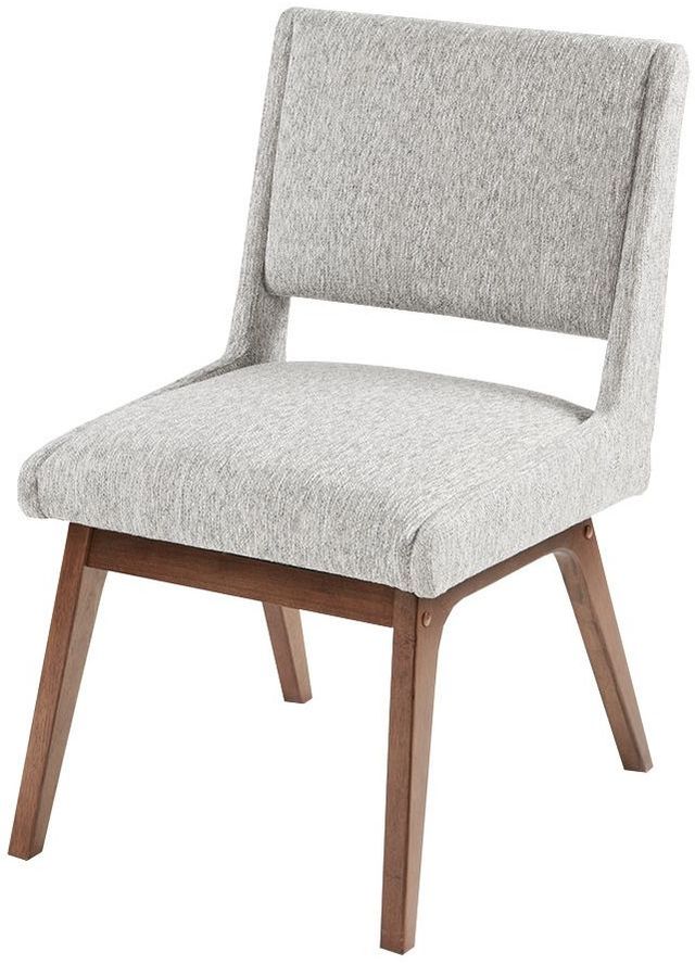 Olliix by INK+IVY Light Grey Set of 2 Boomerang Dining Chairs-3