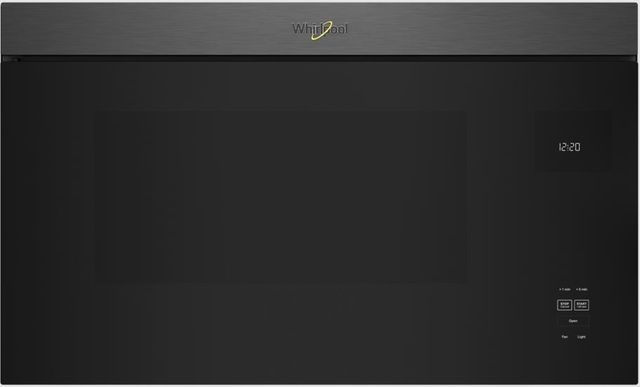 Whirlpool 30" 1.1 Cu. Ft. Fingerprint Resistant Black Stainless Steel Over the Range Microwave-0
