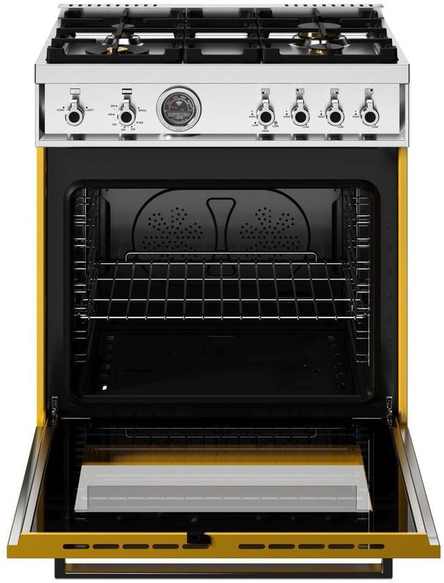 Bertazzoni Professional Series 30" Giallo Pro Style Gas Range-1
