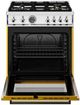 Bertazzoni Professional Series 30" Giallo Pro Style Gas Range-1