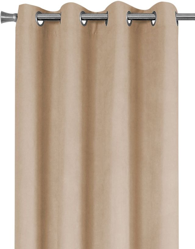 Monarch Specialties Inc. Brown Darkening Curtain Panel-1