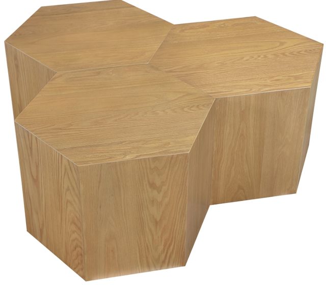 Meridian Furniture Eternal 3-Piece Natural Modular Coffee Table Set-3