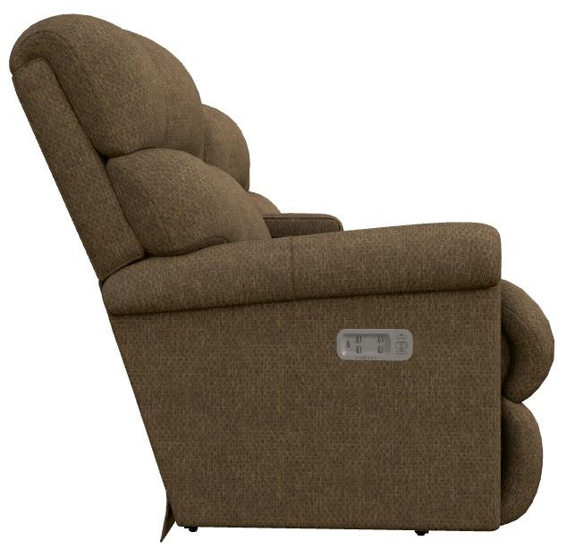 La-Z-Boy® Pinnacle Mink Power Wall Reclining Loveseat with Console, Headrest, and Lumbar-3