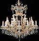Michael Amini® La Scala Gold 25 Light Chandelier-0