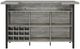 Coaster® Bellemore Grey Driftwood/Black Bar Unit with Footrest-3