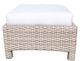 CabanaCoast® Customizable Riverside SolWeave® Wicker Outdoor Ottoman-1