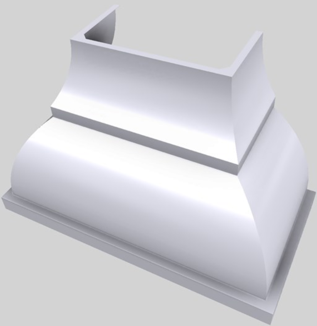 Vent-A-Hood® Designer Series 48" White Wall Mounted Range Hood-2