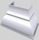 Vent-A-Hood® Designer Series 48" White Wall Mounted Range Hood-5