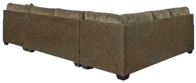 Benchcraft® Abalone 3-Piece Chocolate Right-Arm Facing Chaise Sectional-1