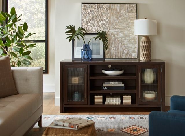 aspenhome® Tatum Espresso 66" Console with 2 Doors-2