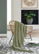 Signature Design by Ashley® Tamish Green Throw Blanket-2