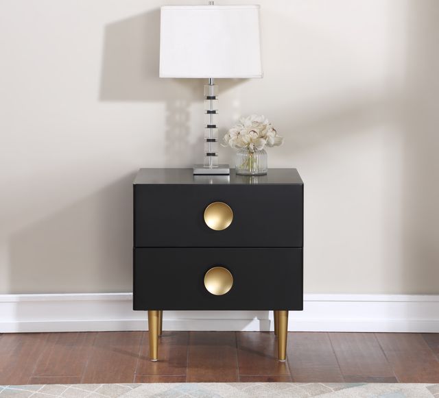 Meridian Furniture Zayne Black Nightstand-1