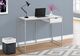 Monarch Specialties Inc. 42"L White and Silver Metal Computer Desk-4