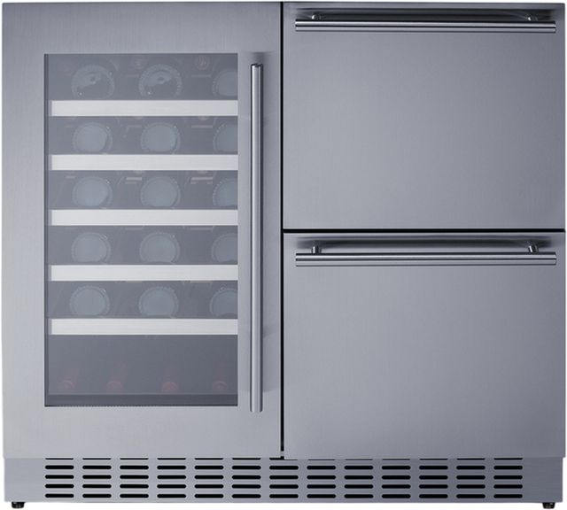 Summit® 36" Stainless Steel Combination Beverage Center-2