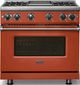 Viking® 7 Series 36" Spiced Cider Pro Style Liquid Propane Gas Range with Griddle-2