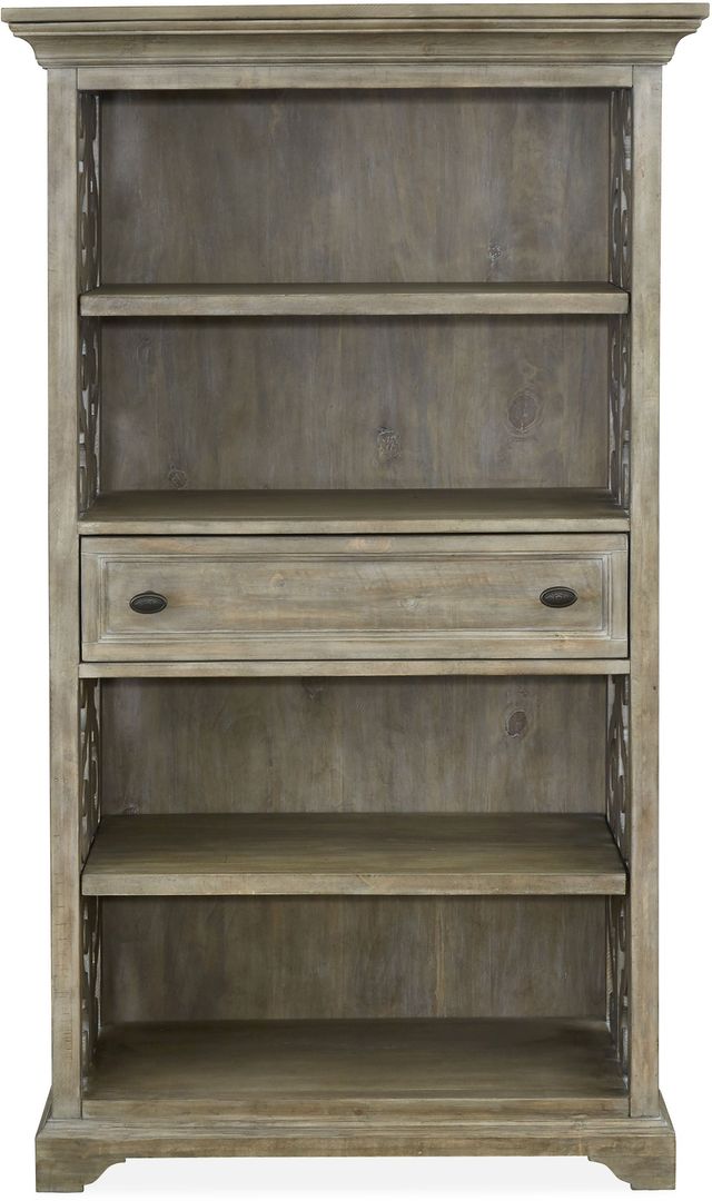 Magnussen Home® Tinley Park Dovetail Grey Bookcase-0