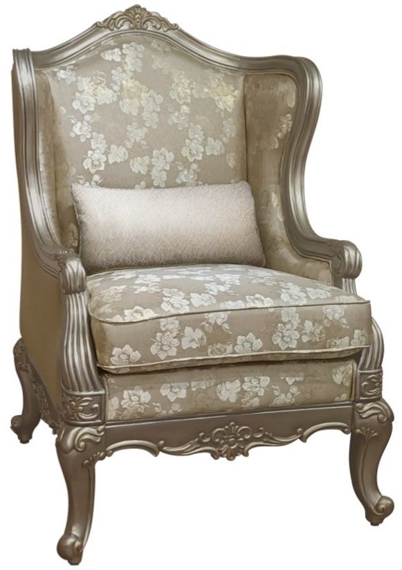 Homelegance® Florentina Gold Undertone/Silver Accent Chair-0