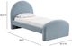 TOV Furniture Moon Chambray Blue Youth Twin Panel Bed-2
