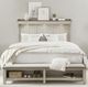 Liberty Furniture Ivy Hollow Dusty Taupe/Weathered Linen Queen Mantle Storage Panel Bed-1