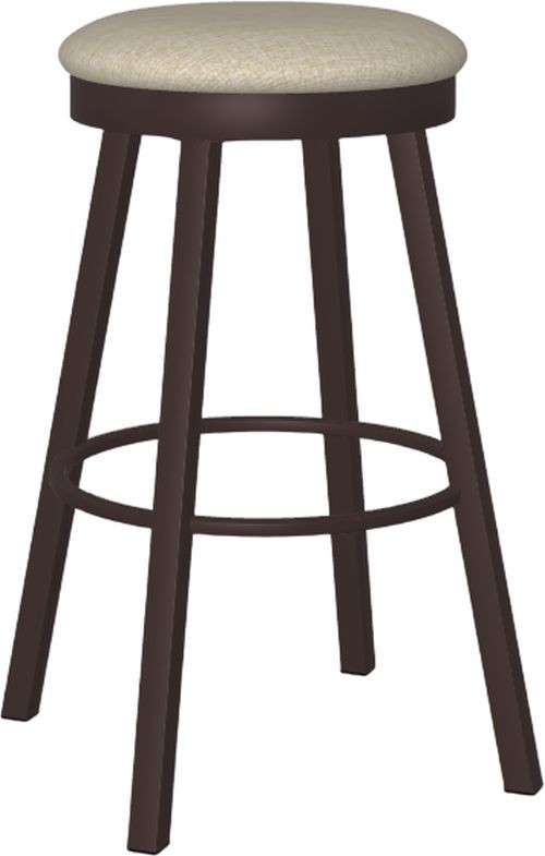 Amisco Customizable Connor Upholstered Swivel Bar Stool-0