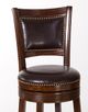 HH2 Home Lockefield Brown Cherry Swivel Counter Stool-1