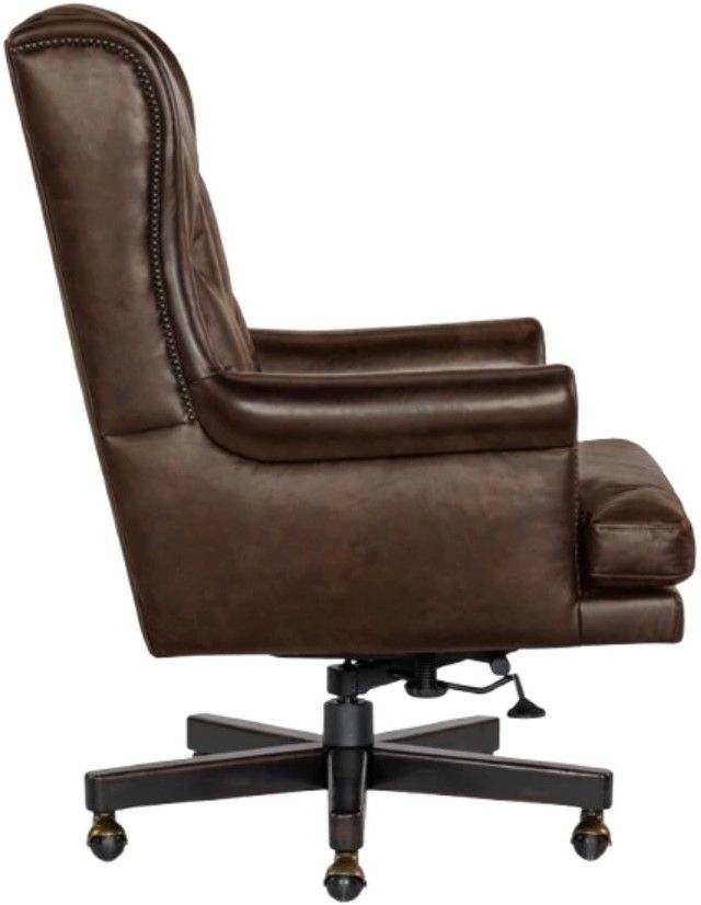 Hooker® Furniture EC Charleston Old Saddle Cocoa Executive Swivel Tilt Office Chair-2