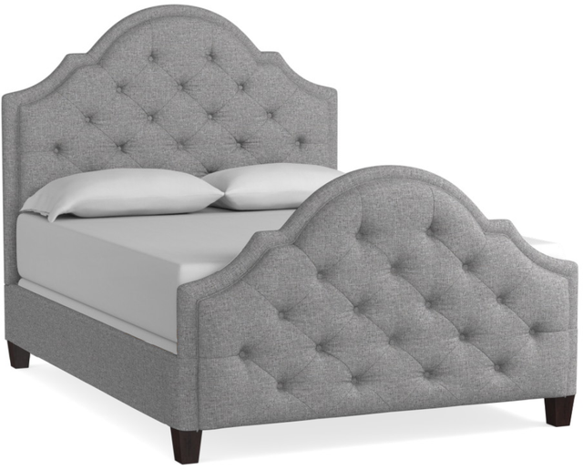 Bassett® Furniture Custom Upholstered Beds Barcelona Bonnet Bed-0