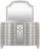 New Classic® Home Furnishings Reflections Silver Dresser and Mirror Set-0