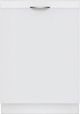 Bosch® 300 Series 24" White Top Control Built In Dishwasher-0