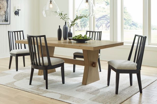 Signature Design by Ashley® Galliden 5-Piece Light Brown Dining Table Set-3