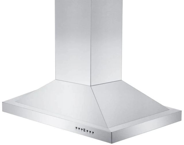 ZLINE 30" Stainless Steel Island Mount Range Hood with Single Remote Blower -3