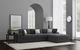 Coaster® Serene 4-Piece Charcoal Sectional-1