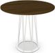 Amisco Customizable Calypso Walnut Veneer Bar Table with 48" Tabletop-3