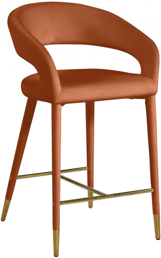 Meridian Furniture Destiny Cognac Counter Stool-0
