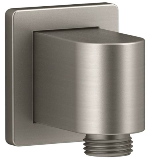 KOHLER® Awaken® Vibrant Brushed Nickel Wall-Mount Supply Elbow-0