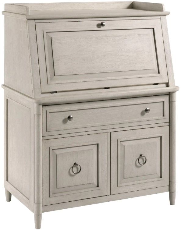 Hammary® Domaine Taupe Patina Secretary Desk-0