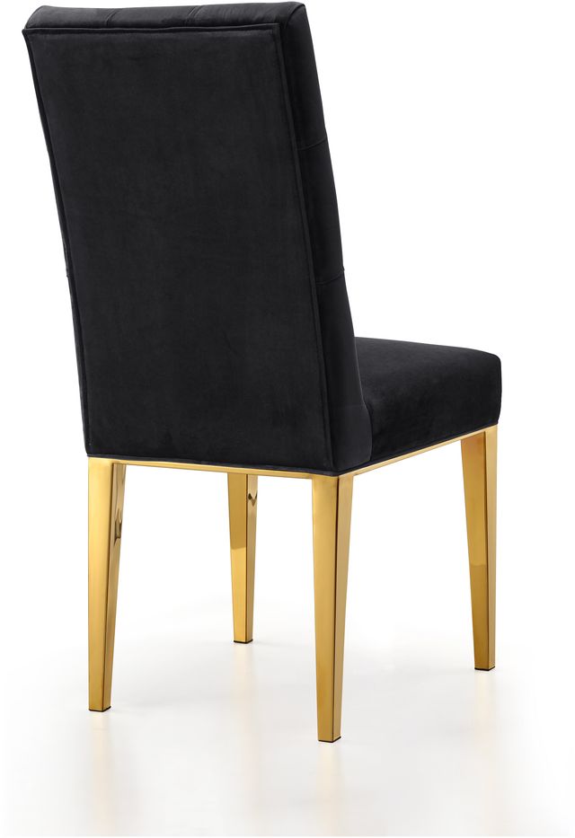 Meridian Furniture Capri Black Velvet Dining Chair-2