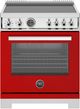 Bertazzoni Professional Series 30" Rosso Pro Style Induction Range -0