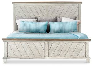 Steve Silver Co. Bear Creek Ivory/Honey Smoke Queen Bed