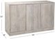 Basset Mirror Bali White Wash Server-2