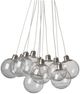 A & B Home Glass Drop Globes Chandelier-0