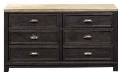 Liberty Furniture Heatherbrook Ash/Charcoal Credenza-0