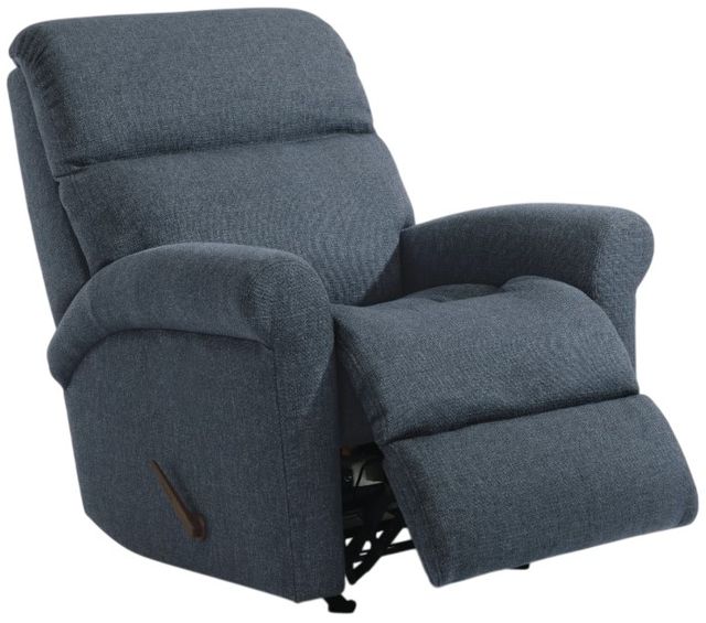 Flexsteel® Davis Blue Midnight Rocking Recliner-1
