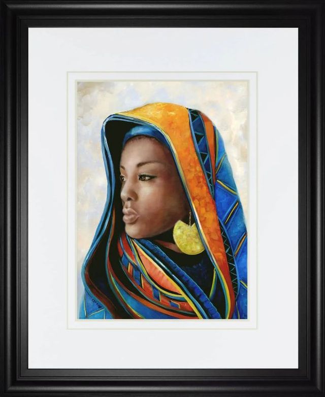 Classy Art Soulful Black Beauty II BY Donna Brooks Wall Art-0