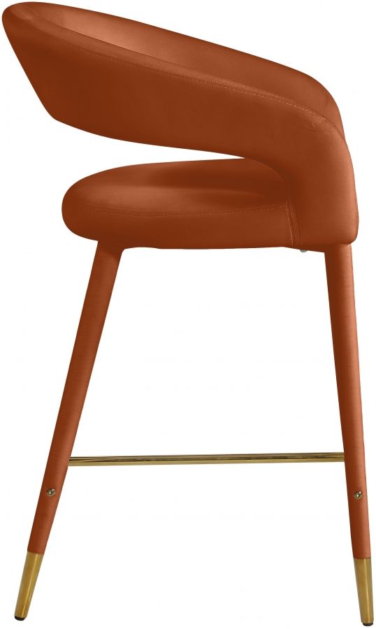 Meridian Furniture Destiny Cognac Counter Stool-3