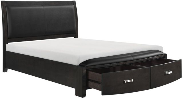 Homelegance® Lyric Black Storage Bed-2