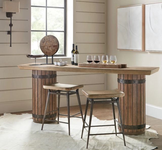 Hooker® Furniture Vineyard Row Sonoma Console Table with Napa Base-1