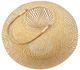 A & B Home Beige Large Bamboo Lantern-1