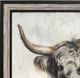 Stylecraft Highland Cow Black/Dark Gray/Light brown/Light Gray Framed Print-1